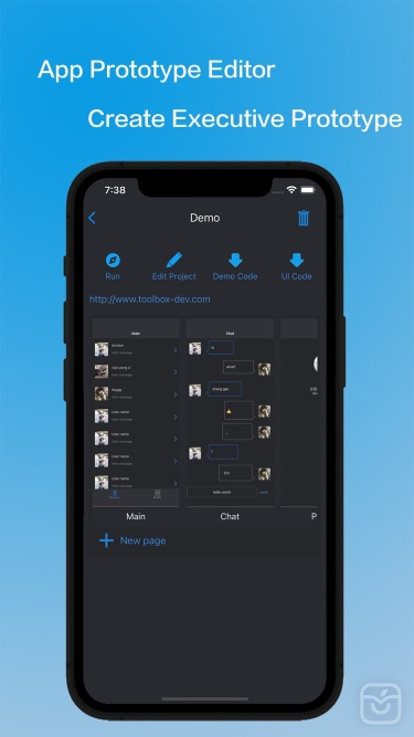 تصاویر App Design to Code