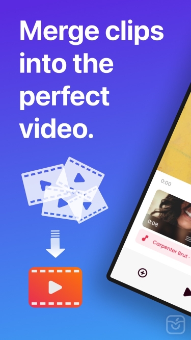 تصاویر Video Merger: Combine Videos ++