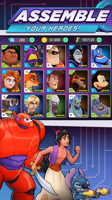 تصاویر Disney Heroes: Battle Mode