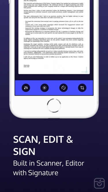 تصاویر Fax - Scan PDF & Send Document