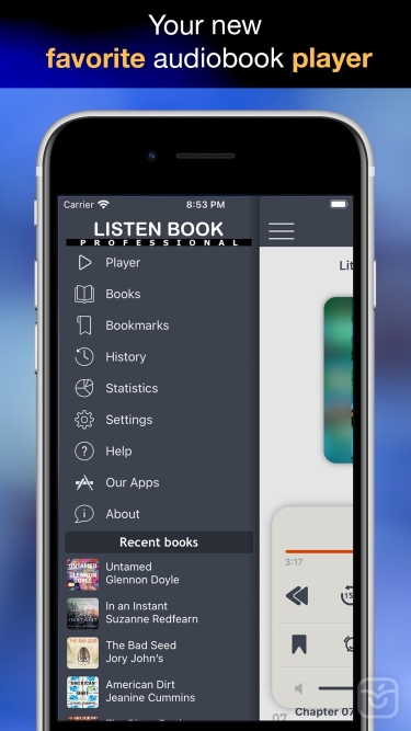 تصاویر ListenBook Pro: bookplayer | $17.99