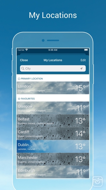 تصاویر Weather & Radar - Storm alerts ++