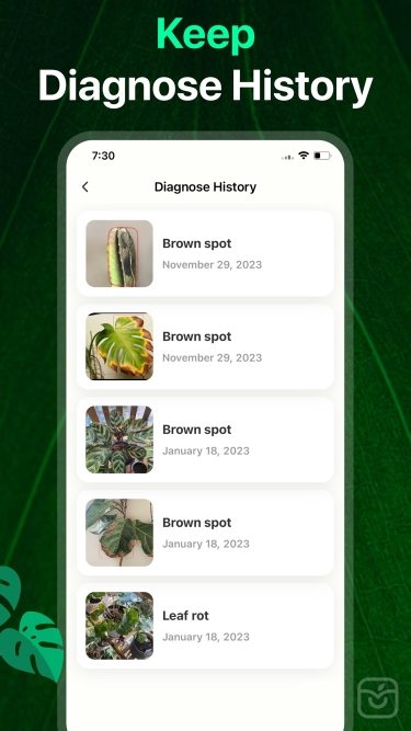 تصاویر PlantAI: Identifier & Diagnose ++