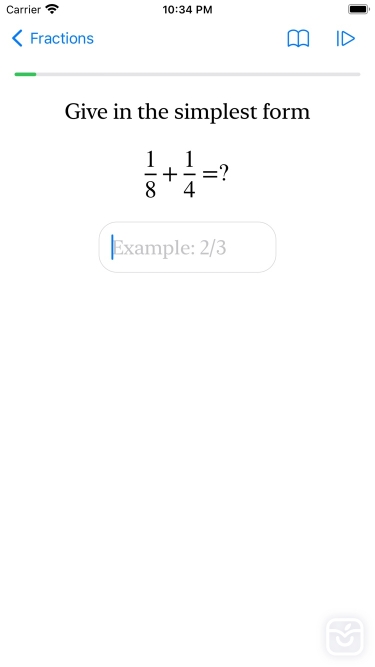 تصاویر Fraction Steps: Learn Visually