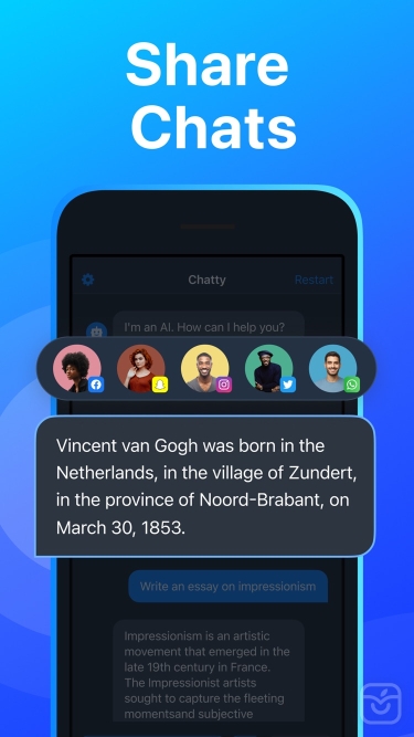 تصاویر AI Chat - Chatty.ai Chatbot++