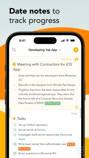 تصاویر Agenda: Notes meets Calendar ++