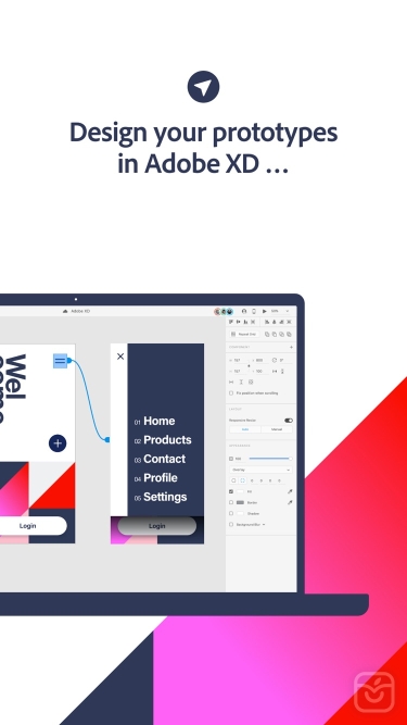 تصاویر Adobe XD