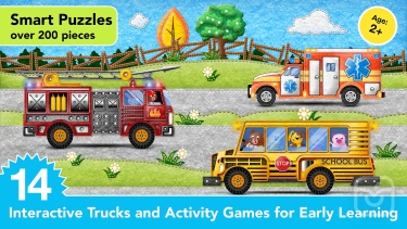 تصاویر Kids Vehicles Fire Truck games