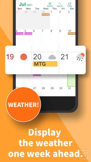 تصاویر Simple Calendar - SimpleCal
