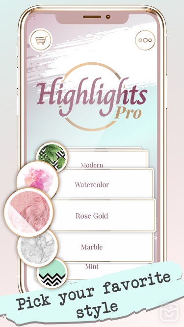 تصاویر Highlight Covers: Story Editor