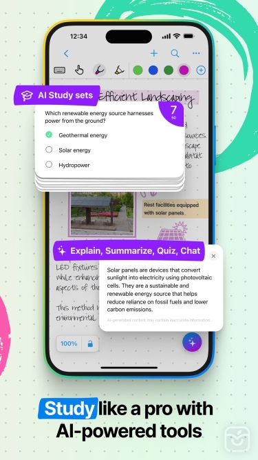 تصاویر Nebo: AI Note Taking ++