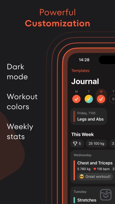 تصاویر Fitsession: Workout Journal ++