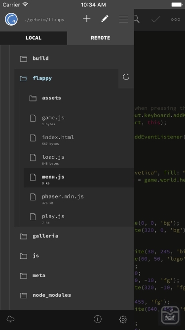 تصاویر GoCoEdit - Code & Text Editor
