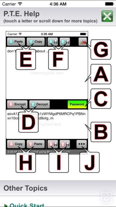 تصاویر Paranoia Text Encryption PRO