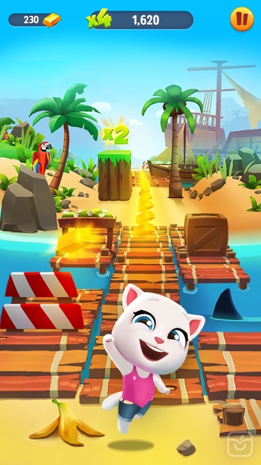 تصاویر Talking Tom Gold Run ++