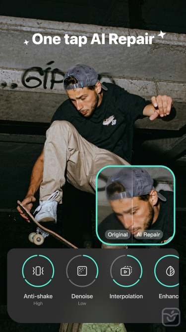 تصاویر Winkit - AI Video Enhancer 