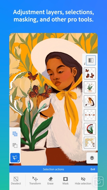 تصاویر Adobe Fresco: Painting Studio ++