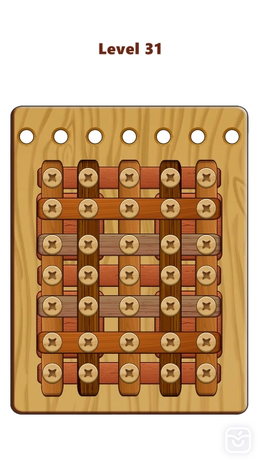 تصاویر Wood Nuts & Bolts Puzzle ++
