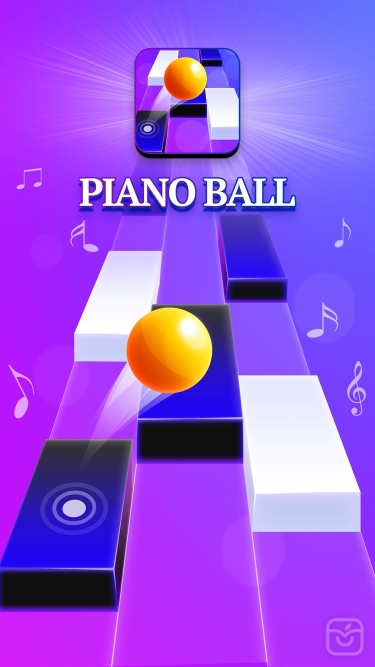 تصاویر Piano Ball: Run On Music Tiles