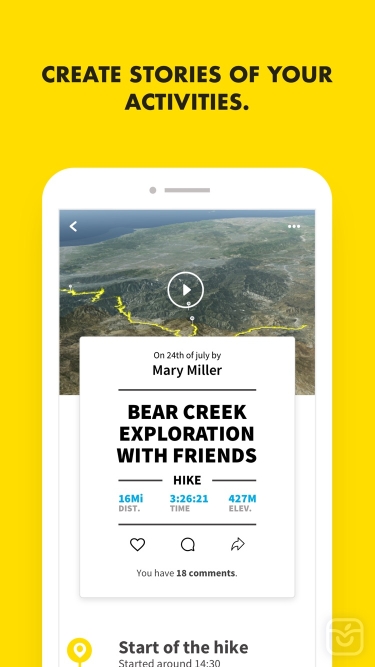 تصاویر Relive: Run, Ride, Hike & more