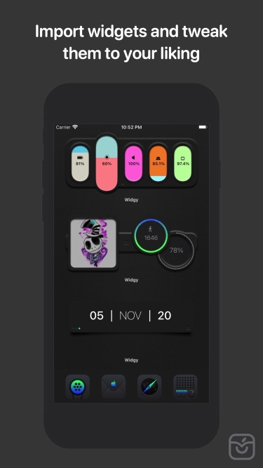 تصاویر Widgy Widgets ++