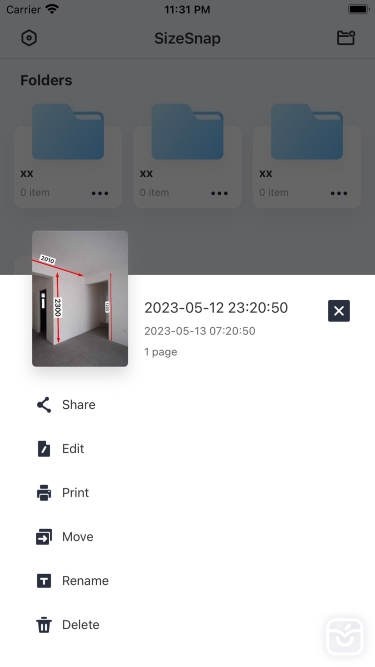 تصاویر SizeSnap - Markup measurements ++