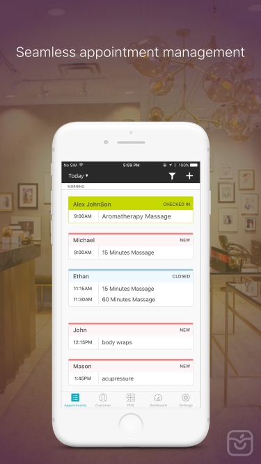 تصاویر Zenoti Mobile