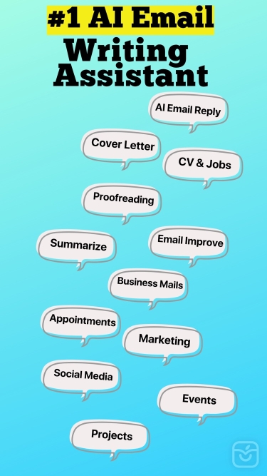 تصاویر AI Email Generator & Writer ++