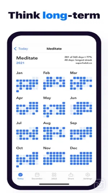 تصاویر Habit Tracker Calendar: Evoday ++