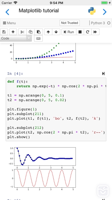 تصاویر Carnets - Jupyter