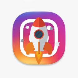 لوگو Instagram Rocket | اینستاگرام راکت