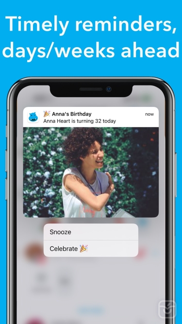 تصاویر hip: Birthday Reminder App ++