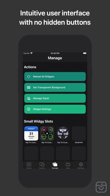 تصاویر Widgy Widgets ++