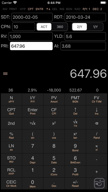 تصاویر BA II Pro Financial Calculator