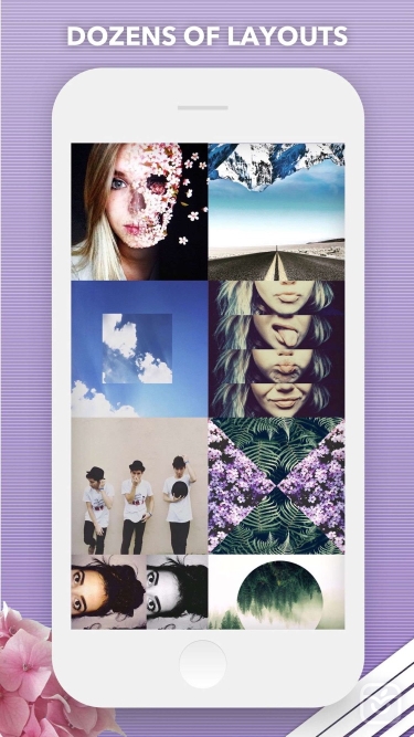 تصاویر Split Pic Collage Maker Layout ++