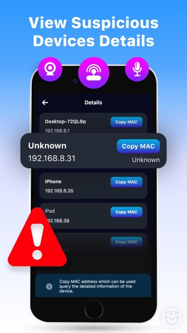 تصاویر Hidden Spy Camera Detector ⁺