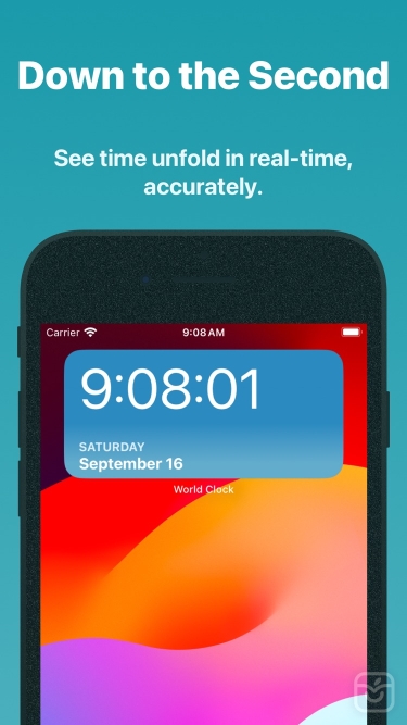 تصاویر World Clock Time Widget ++