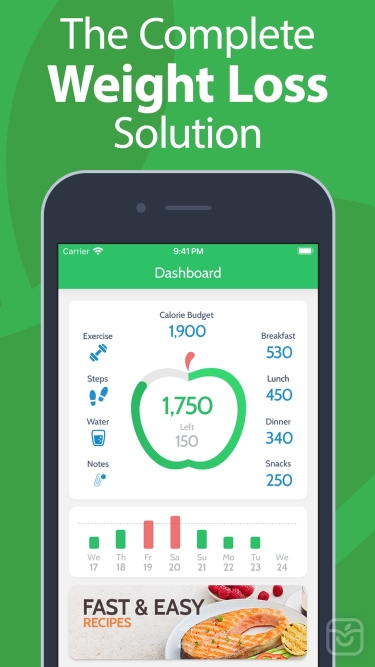 تصاویر Calorie Counter - MyNetDiary