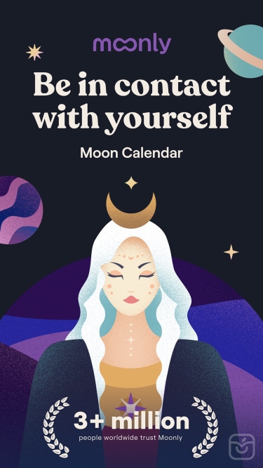 تصاویر Moonly App — The Moon Calendar ++