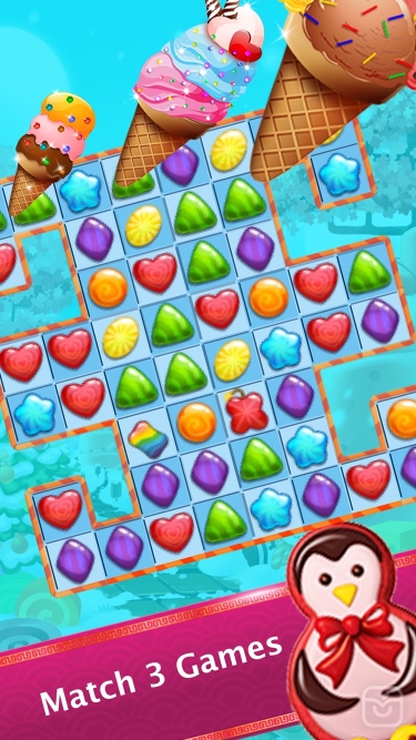 Ice Cream Sundae Jam - FREE Match 3 Puzzle & Arcade  Game::Appstore for Android
