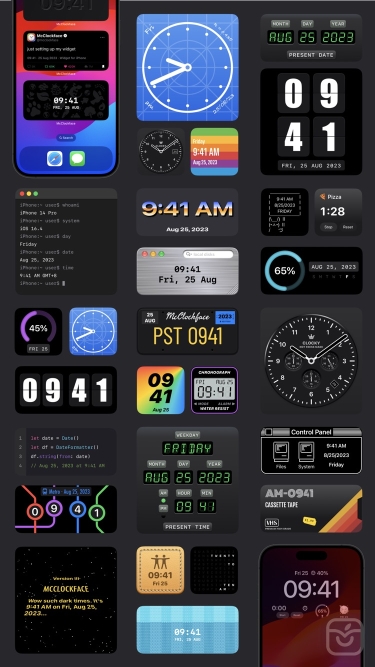 تصاویر McClockface ++