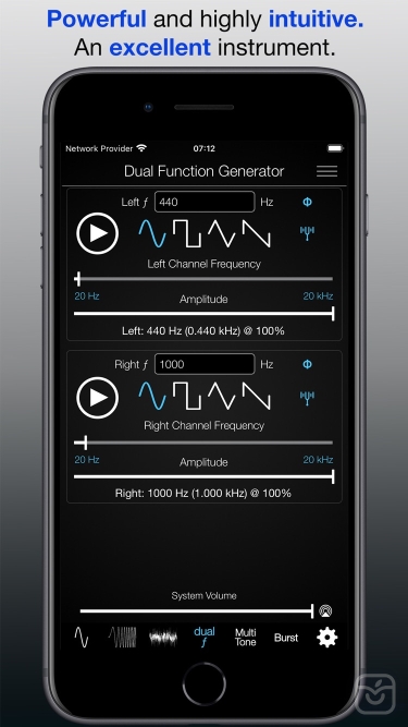 تصاویر Audio Function Generator PRO