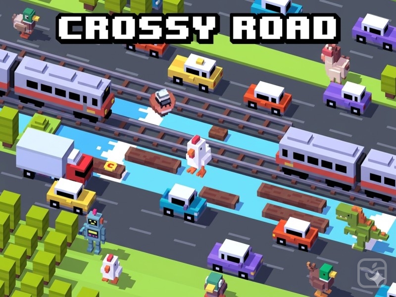 Crossy Road ++ | جاده های پرخطر