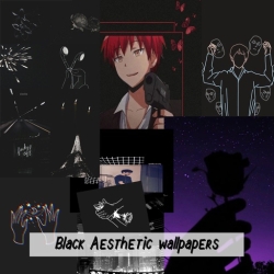 لوگو Black Aesthetic Wallpaper HD !