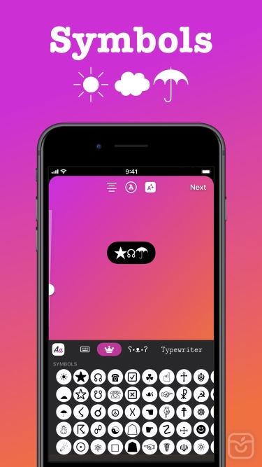 تصاویر Fonts Studio Keyboard