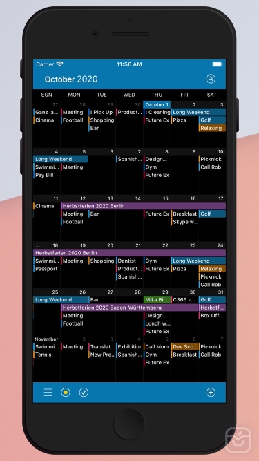 تصاویر Calendar 366: Events & Tasks ++
