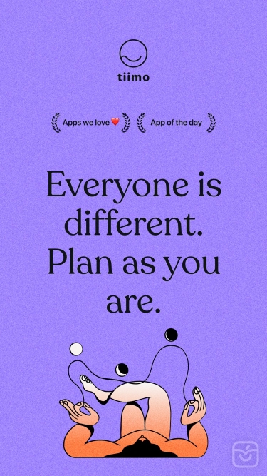تصاویر Tiimo - Visual Daily Planner ++