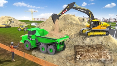 تصاویر Construction Excavator Game 3d