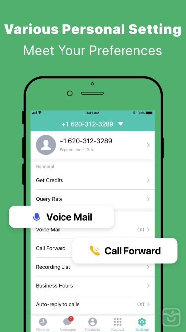 تصاویر Second Phone Number -Texts App