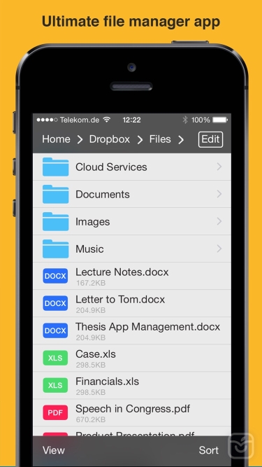 تصاویر File Manager App